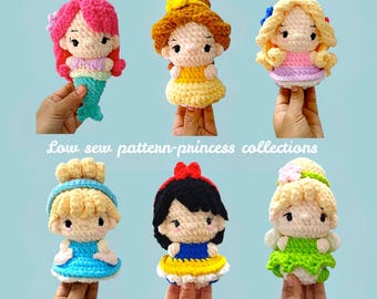 Crochet Princess Doll Pattern: Low Sew Amigurumi (PDF Pattern)