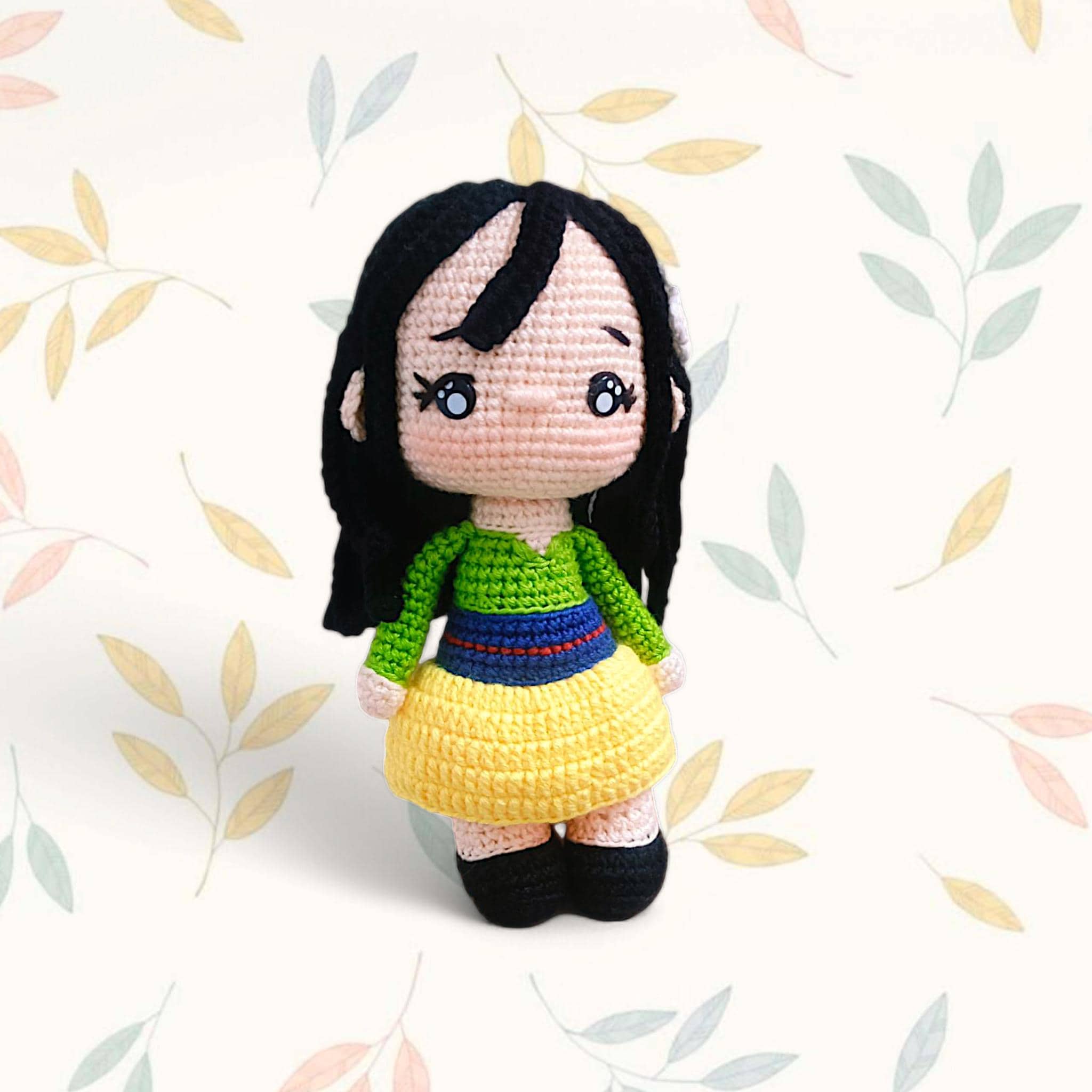 Schema bambola all'uncinetto schema uncinetto Mulan schema