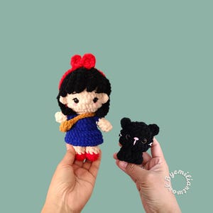 Patrón de muñeca de ganchillo / Patrón de ganchillo Kiki / Patrón de ganchillo Jiji / PDF en inglés