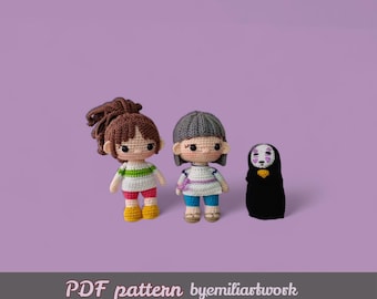 Spirited Away Crochet Doll Pattern (PDF)