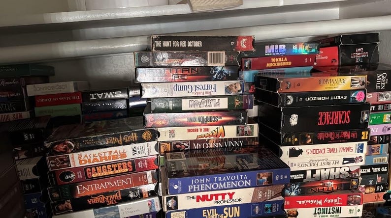 Mystery VHS Box 10+ Movies - Etsy