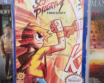 Scott Pilgrim Takes Off Custom VHS