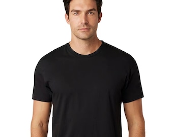 Camisa negra lisa, Camisa negra en blanco, Camisas a granel, Camisas lisas, Camisas en blanco, Camisas suaves, Camisas para impresión en vinilo, Camisa blanca lisa