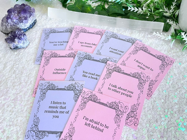 Subconscious Thoughts Oracle Deck Bundle | Printable Digital Tarot Deck ...
