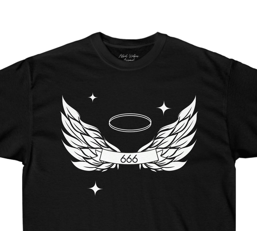 666 Angel Number Shirt | Lucky Numbers, Repeating Numbers | Trendy ...