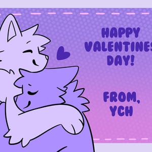 Biglietto di coppia di San Valentino YCH