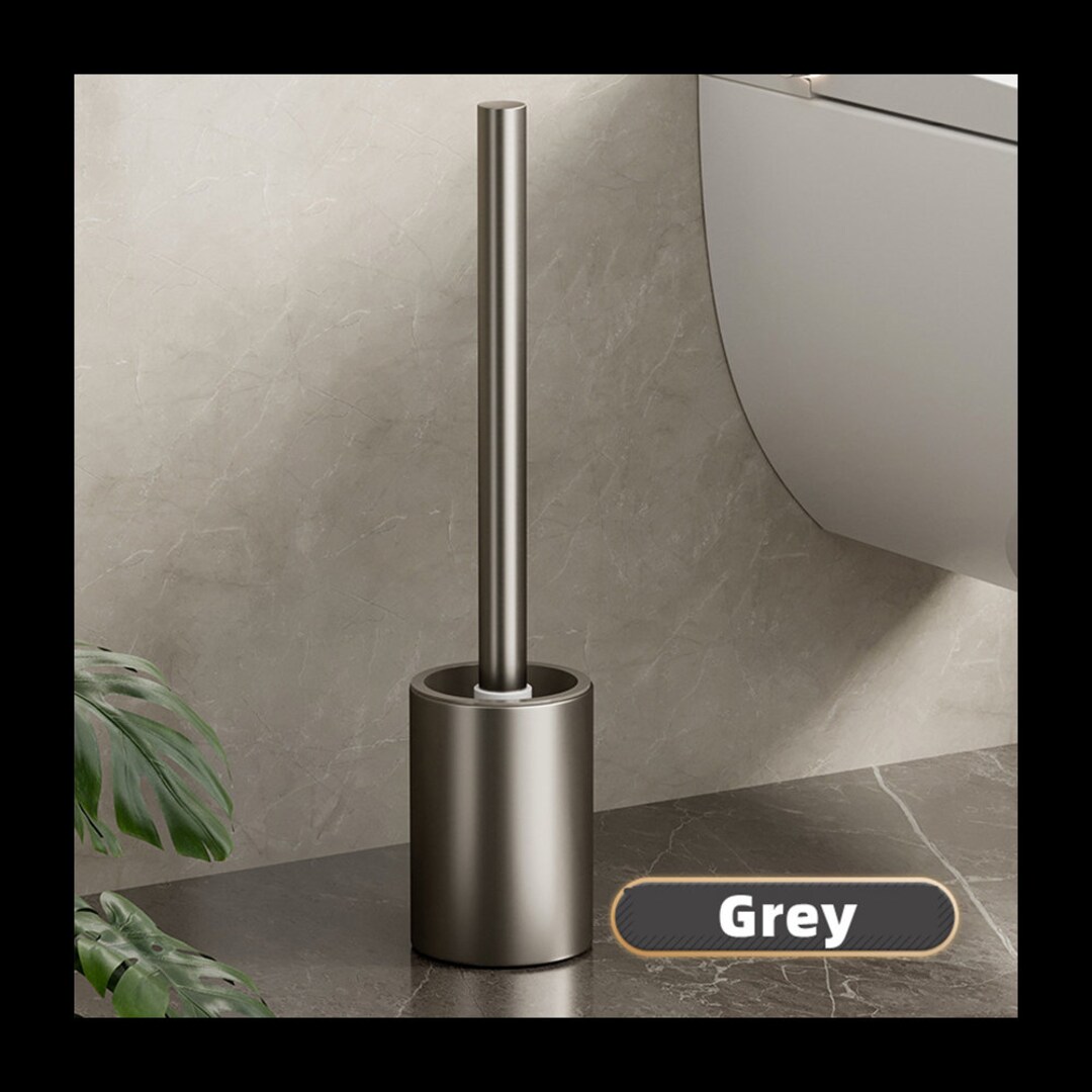 Black/grey Toilet Brush Holder Toilet Brush Holder Cleaning Etsy