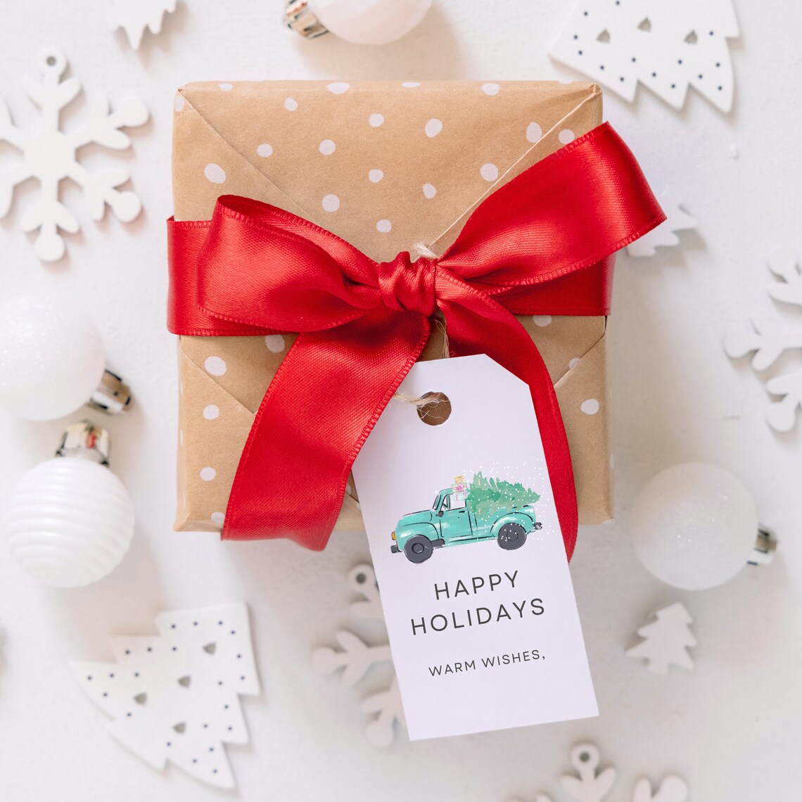 Printable Christmas Holiday Gift Tags Instant Download Hang Etsy