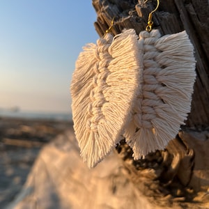 Macrame earrings