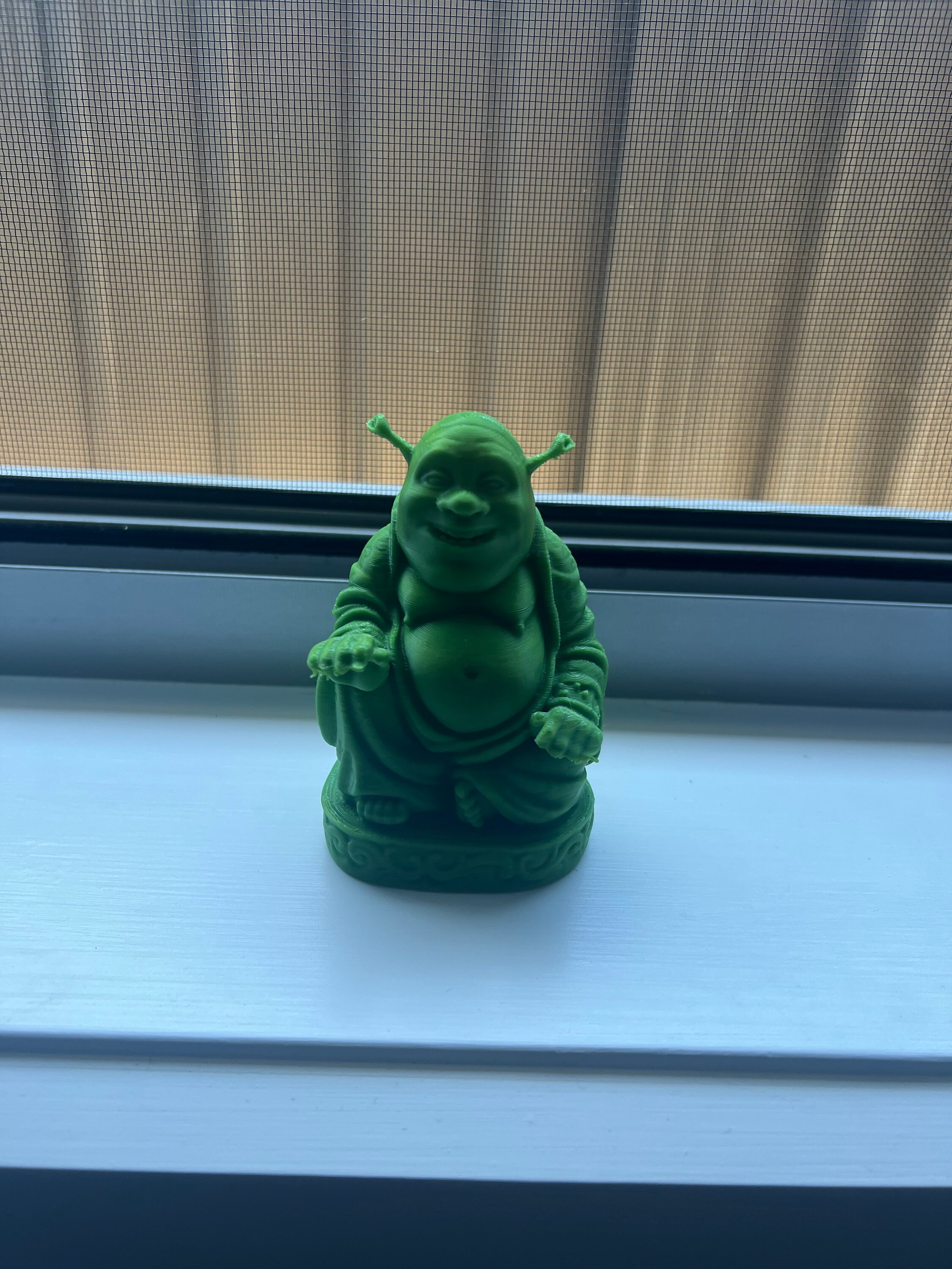 Shrek Buddha 3D Printed Multicoloured Available Gag/joke Etsy Australia