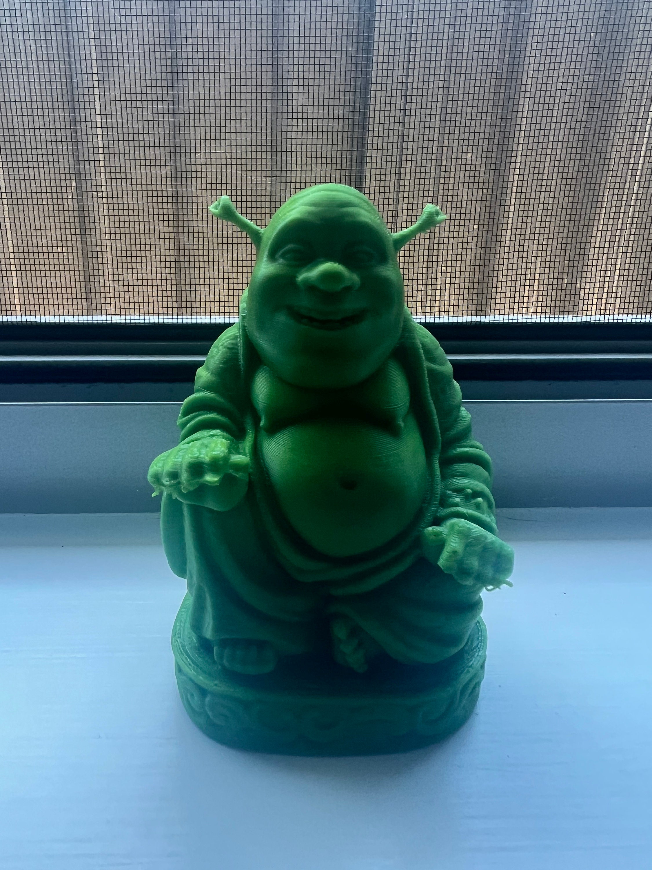 Shrek Buddha 3D Printed Multicoloured Available Gag/joke Etsy Australia