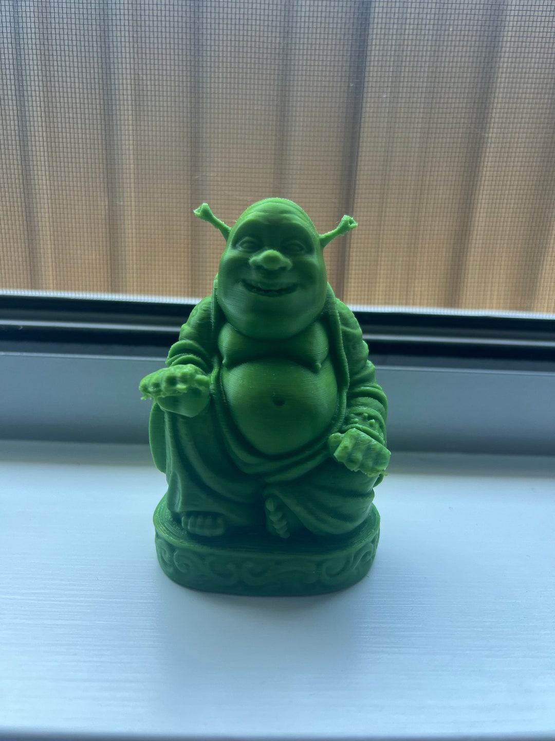 Shrek Buddha 3D Printed Multicoloured Available Gag/joke Etsy Australia