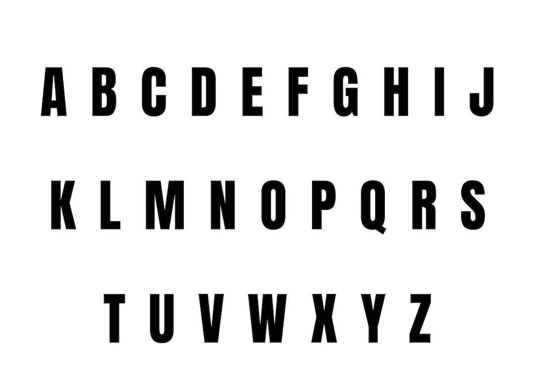 Plusz Example Letters Printable A-Z Letter Templates: 5