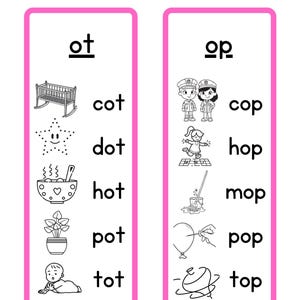 Montessori CVC Word Lists: Letter O, Early Literacy (Digital Download)