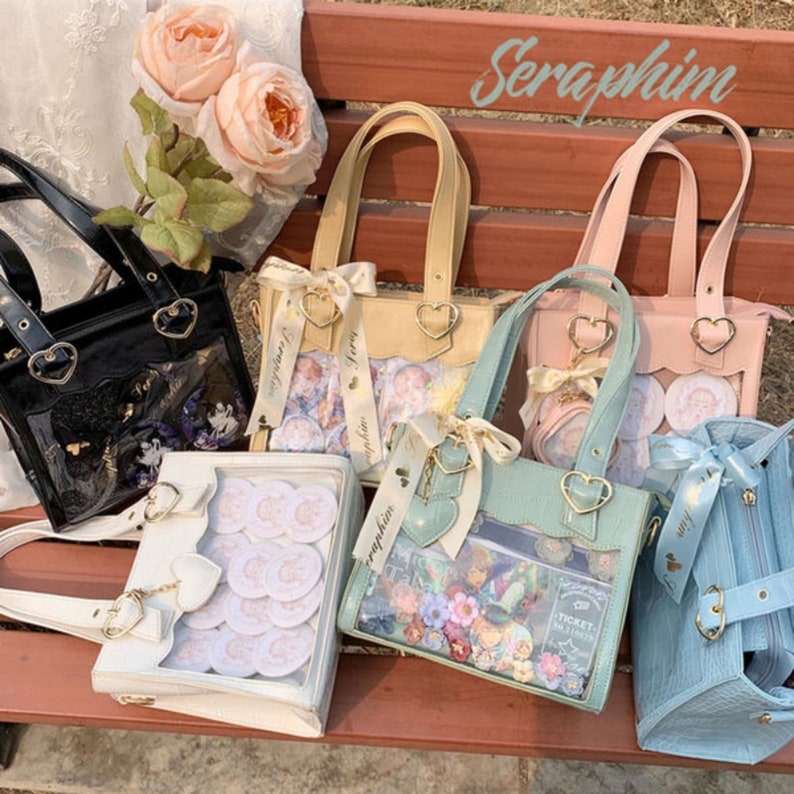 Cute Ita Bag Crossbody Pin Display Bag Shoulder Kawaii Ita Tote Bag