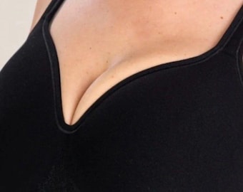 SHAPERMINT 2XL Essentials Sweetheart Wireless Contour Bra BLACK NEW no tags