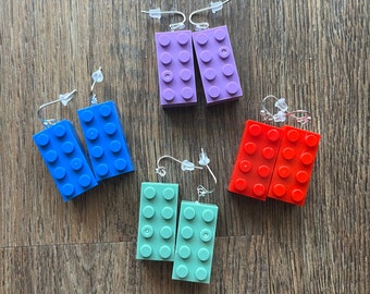 Brick Dangle Earring Pairs