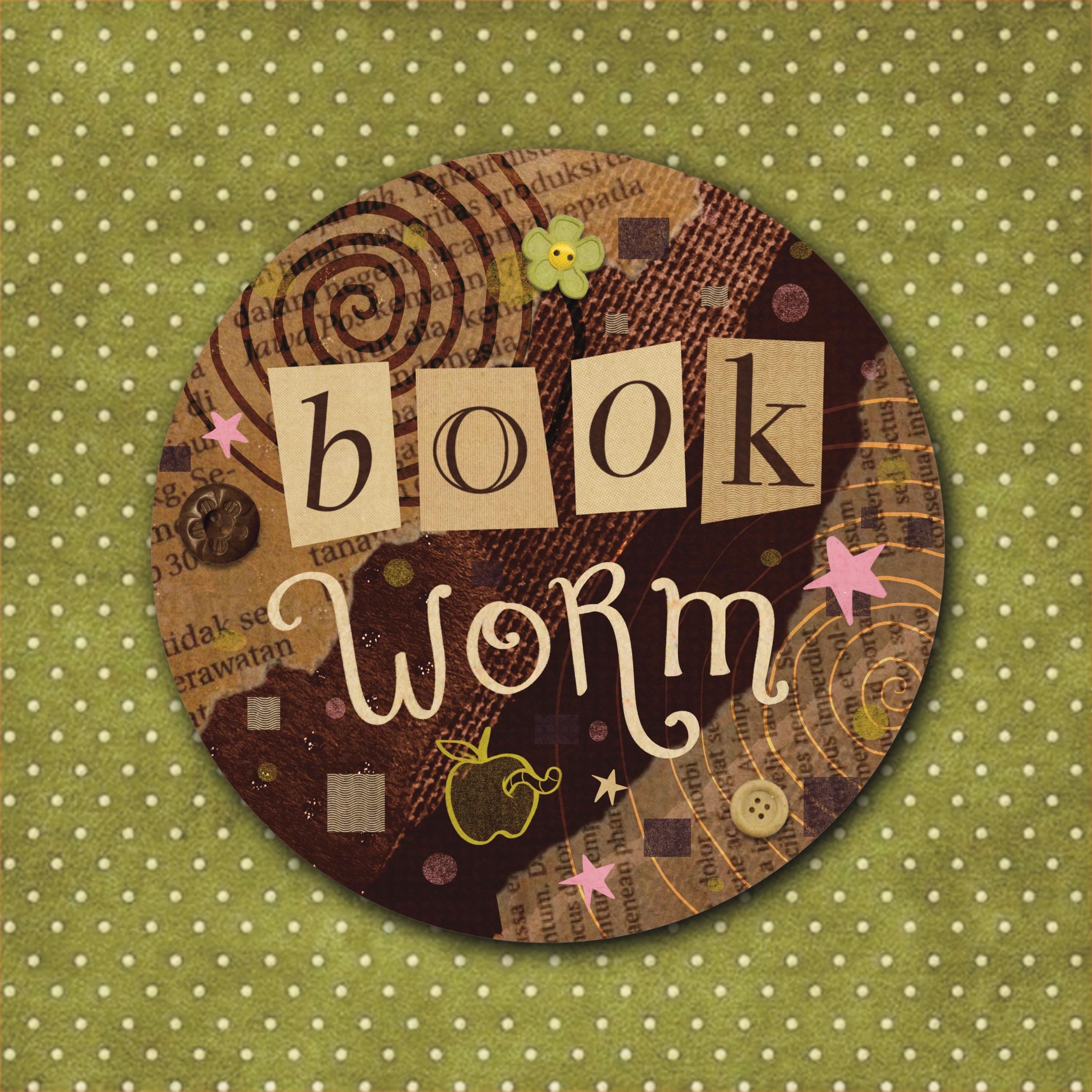 Book Worm Waterproof Sticker - Etsy