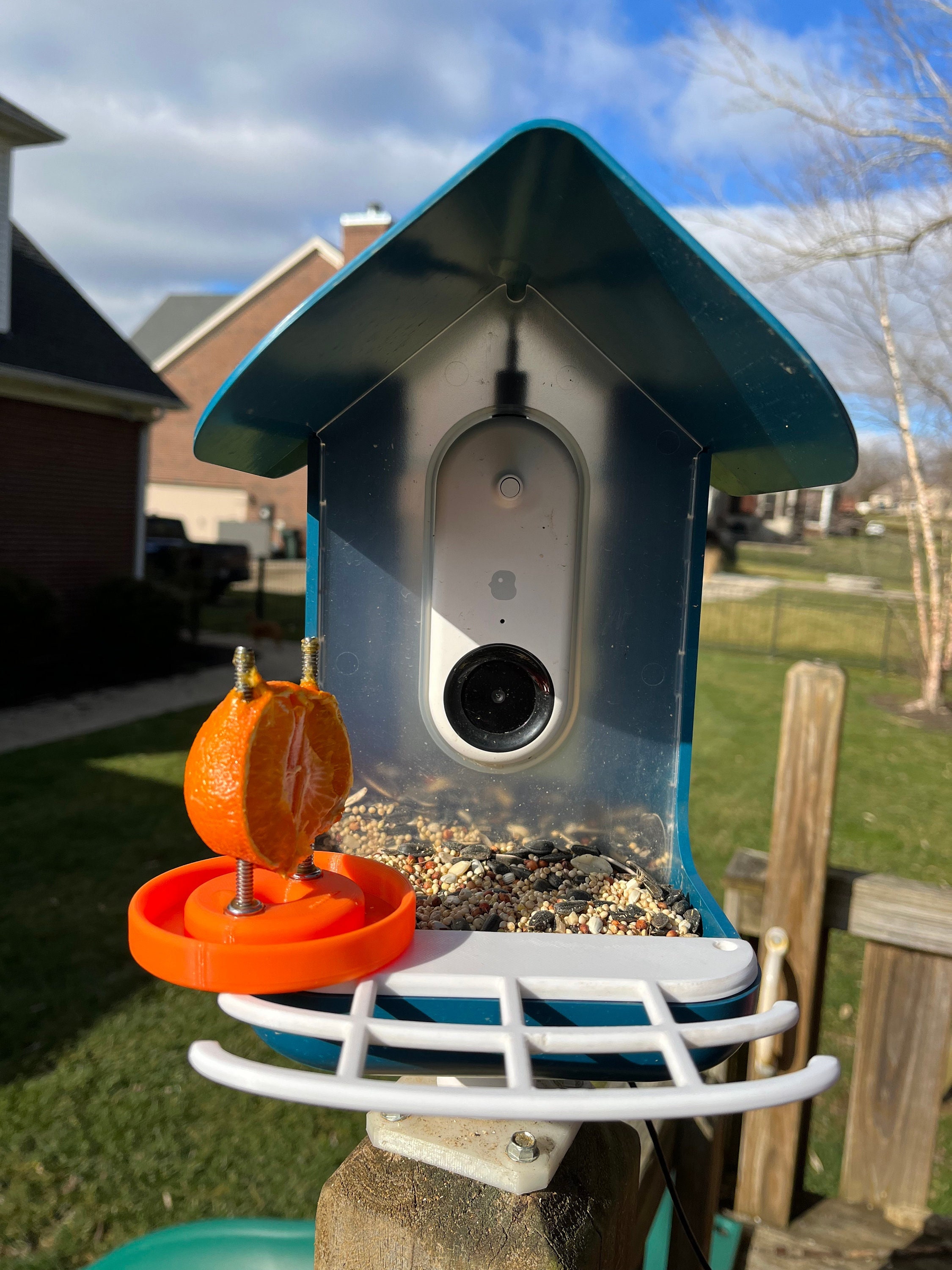 Perch Add-on for Bird Buddy Using Existing Accessory Mounting