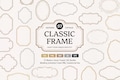 Modern Classic Ornate Frames SVG Bundle, Wedding Invitation Frame PNG, Commercial Use product logo