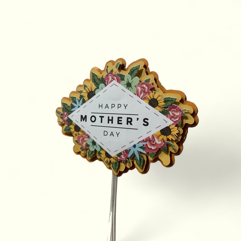 Mother’s Day Cake Topper - Etsy
