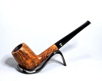 STANWELL FLAME GRAIN 29: ¡Muy bonita/limpia! Pipa de tabaco danesa vintage de los años 70-90, de brezo liso con veta flameada, tamaño mediano y recta, ideal para billar o para usar como pipa de tabaco.