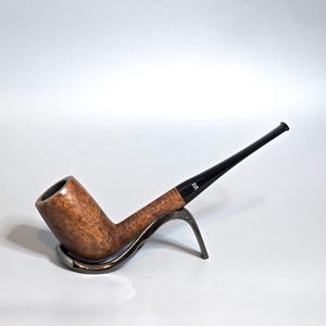 STANWELL HAND MADE 66 Redg. No. 969-48: Nice/Clean! 40&#39;s-60&#39;s Danish Vintage Estate Smooth Birds-Eye Briar Str. Tall Chimney Tobacco Pipe