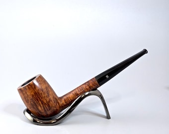 STANWELL de LUXE 444 REDG. No. 969-48: Nice+/Clean! 40&#39;s-60&#39;s Danish Vintage Estate Straight Grain Briar Sm. Straight Billiard Tobacco Pipe