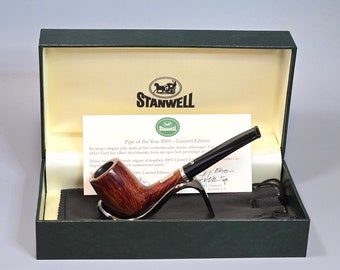 STANWELL 2002 POY L.E. 247 of 500 (Pipe of the Year): Nice/Clean! 2002 Danish Vintage Estate Straight Grain Briar Str. Billiard Tobacco Pipe