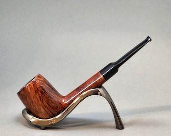 STANWELL ROYAL PRINCE 40: Nice/Clean! 70&#39;s-90&#39;s Danish Vintage Estate Straight Grain Briar Small Straight Billiard w/Oval Shank Tobacco Pipe