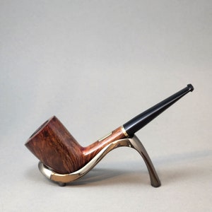 STANWELL 228: Schön/Sauber! 70er-90er Jahre dänischer Vintage Kombi Glatte Str. Korn Briar Str. Dublin w/Rectangle Shank w/Messing Plaque Tabakpfeife