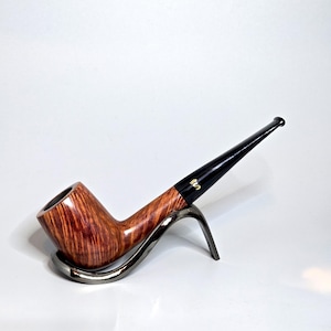 STANWELL FLAME GRAIN 52: Very Nice/Clean! 70&#39;s-90&#39;s Danish Vintage Estate Smooth Flame Grain Briar Medium Straight Billiard Tobacco Pipe