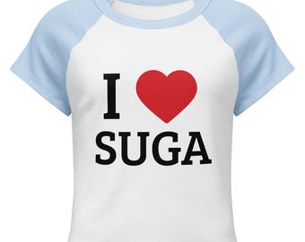I Love Suga BTS Shirt - Etsy