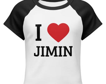 I Love Jimin BTS Shirt - Etsy