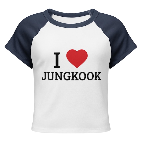 I Love Jungkook BTS Shirt - Etsy