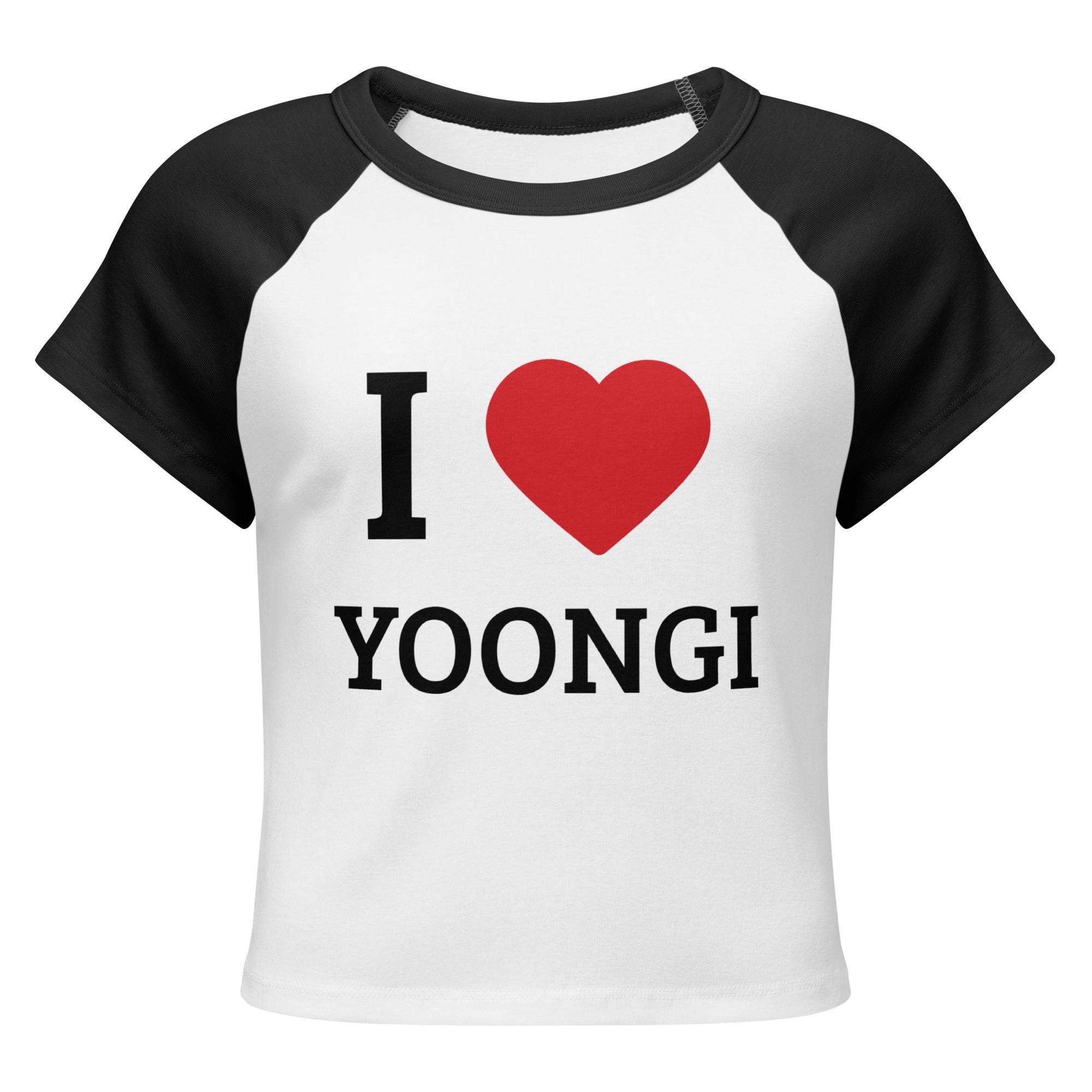 I Love Yoongi Shirt BTS - Etsy
