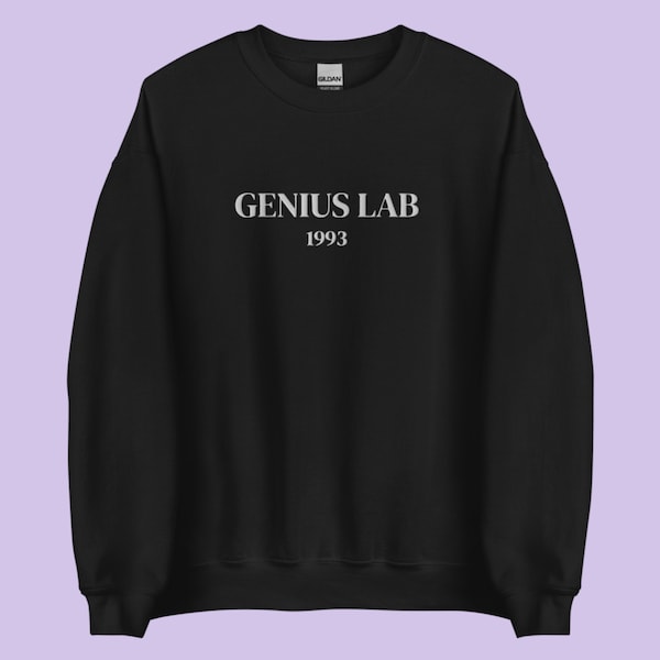 Min Yoongi Genius Lab 1993 Sweatshirt BTS Embroidered Crewneck
