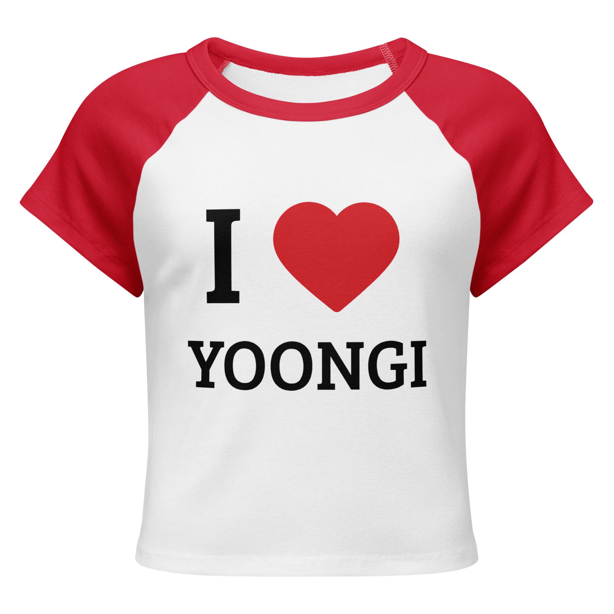 I Love Yoongi Shirt BTS - Etsy