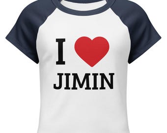 I Love Jimin BTS Shirt - Etsy