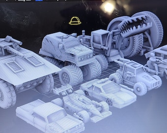 Twisted Metal 2 Todos los personajes 3D STL
