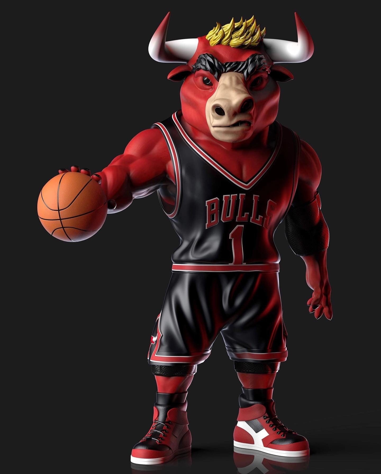 sports Benny The Bull Mascot Costume