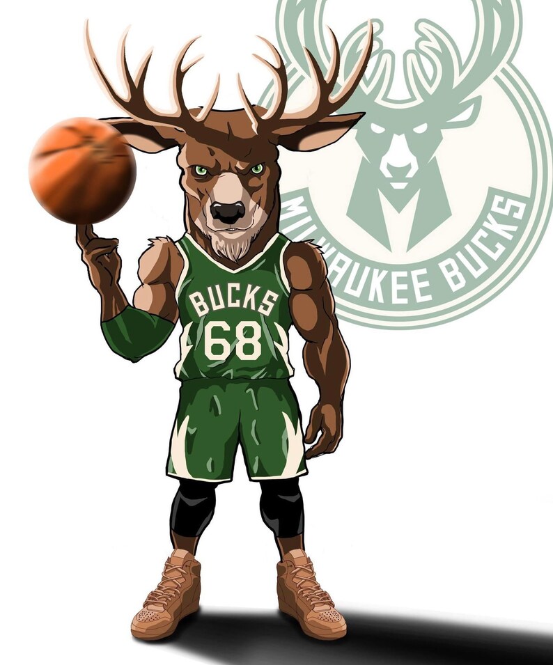Meet Bango Official Mascot of the Milwaukee Bucks Etsy