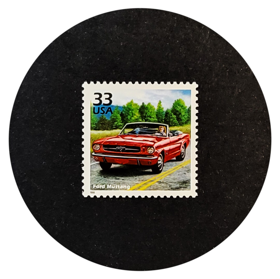 3 Ford Mustang Stamps Celebrating the 60s US Postage 1999 Etsy