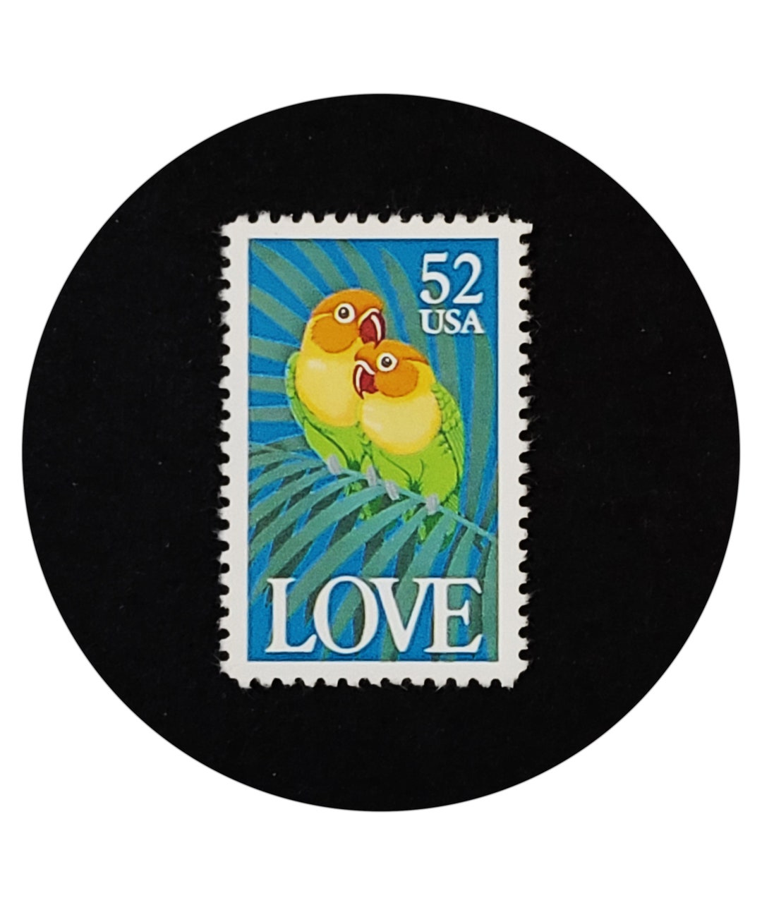 8 Love Bird Stamps Fischers Lovebirds US Postage 1991 Etsy