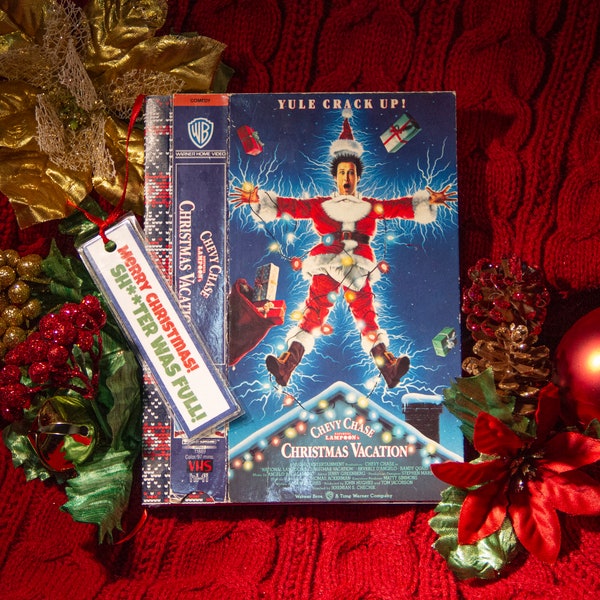 Christmas Vacation Handmade Vintage VHS Upcycled Journal