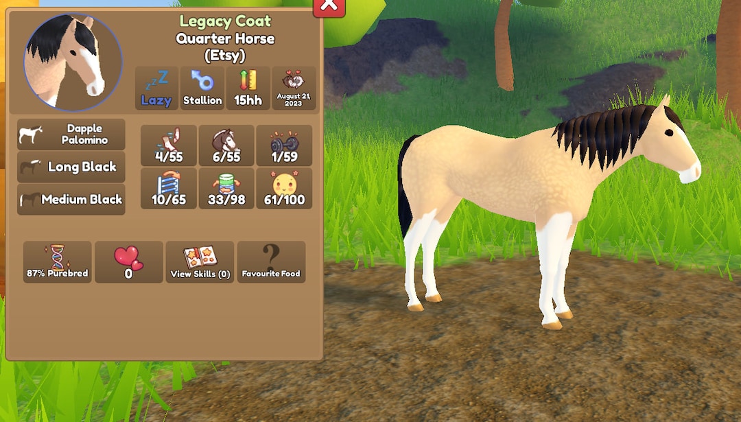 Pearl Sabino Clydesdale Wild Horse Islands (Download Now) 