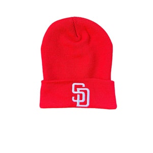 San Diego Beanie, San Diego Padres, Embroidered