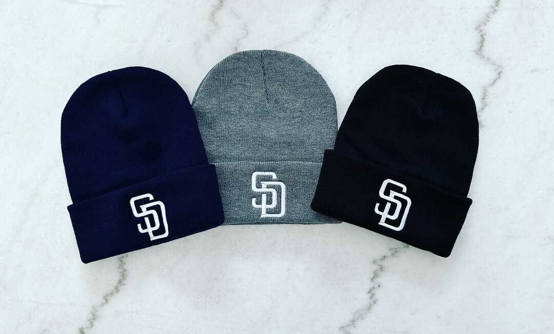 SD Beanie San Diego Beanie Embroidered Etsy