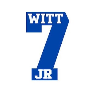Bobby Witt Jr. #7 Royals. Kansas City permanent vinyl, heat transfer vinyl decal, sticker