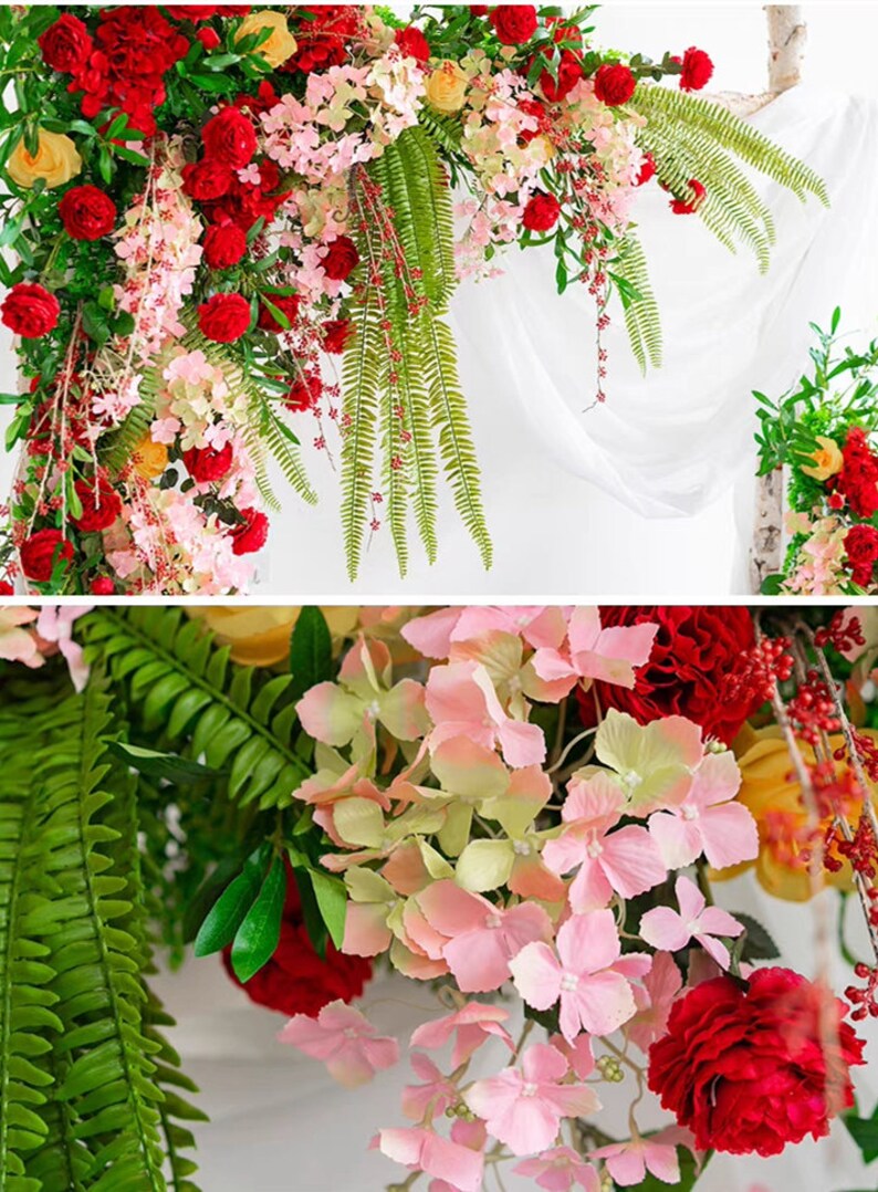 Wedding Arch Flowers Greenery Wedding Arch Spring Wedding Flowers Summer Wedding Flowers image 6